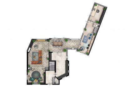 het ontwerplokaal - interieur ontwerp - sjoske van kijeren - interieur architectuur - Driehuis - woonhuis - particulier - design